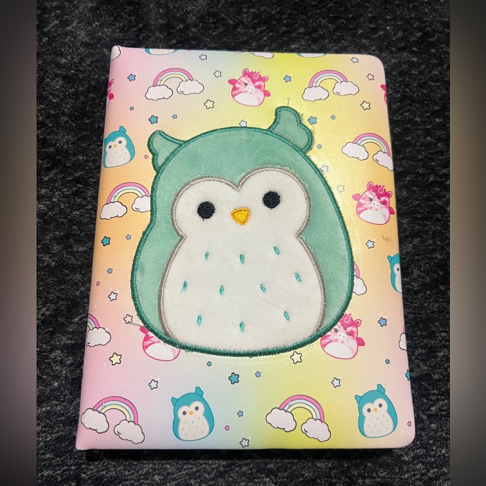 💜 Journal - Squishmallows Winston The Owl Puffy Activity Notebook
